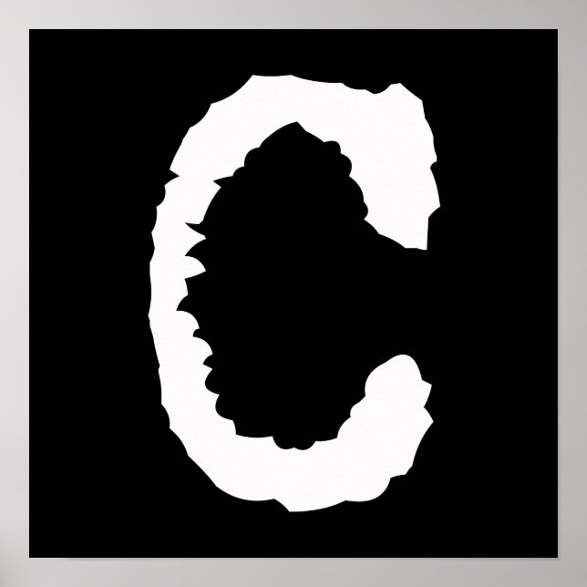 Buchstabe C Poster (Vorne)
