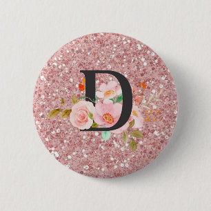Buchstabe D Button