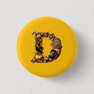 Buchstabe D Dankbarkeits-Geschenk im Stil des Ernt Button