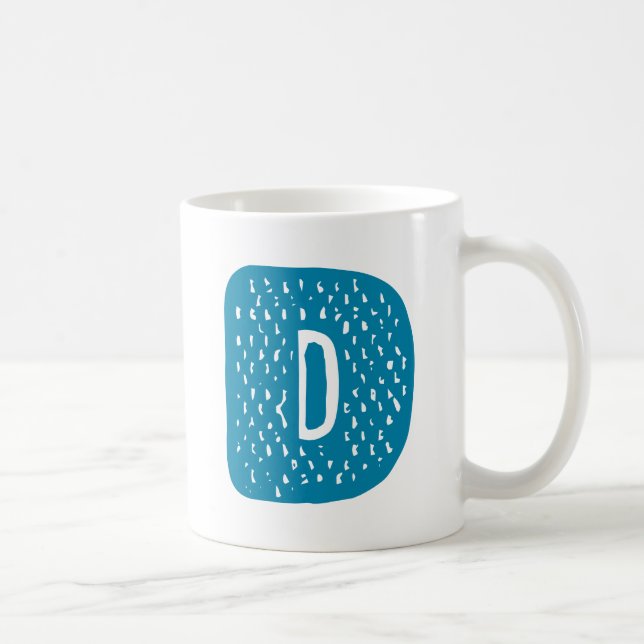 Buchstabe D Kaffeetasse (Rechts)