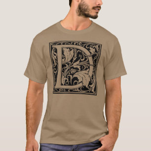 Buchstabe D Mittelalterliche Monogramm-Kunst Art N T-Shirt