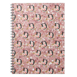 Buchstabe D Notizblock