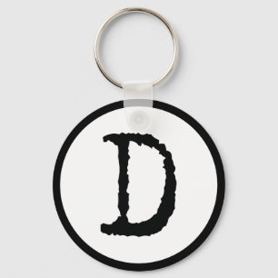 Buchstabe D Schlüsselanhänger