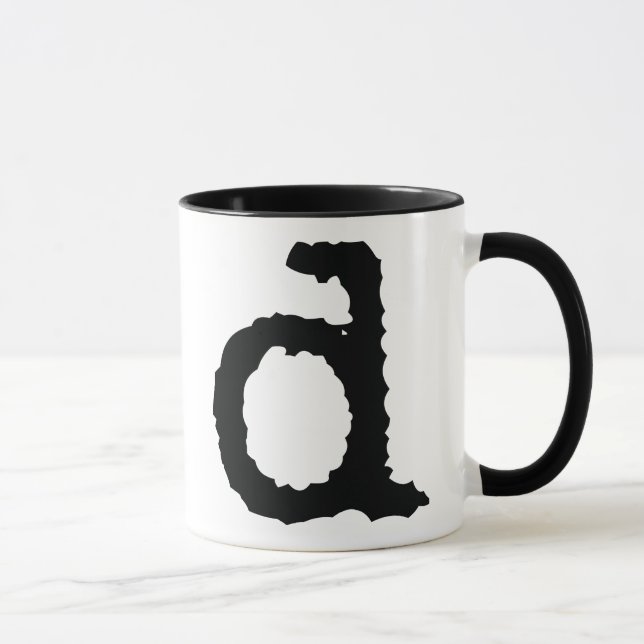 Buchstabe D Tasse (Rechts)