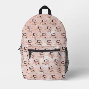 Buchstabe E Bedruckter Rucksack