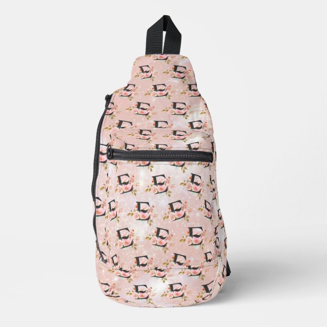 Buchstabe E Crossbody Bag (Vorderseite)