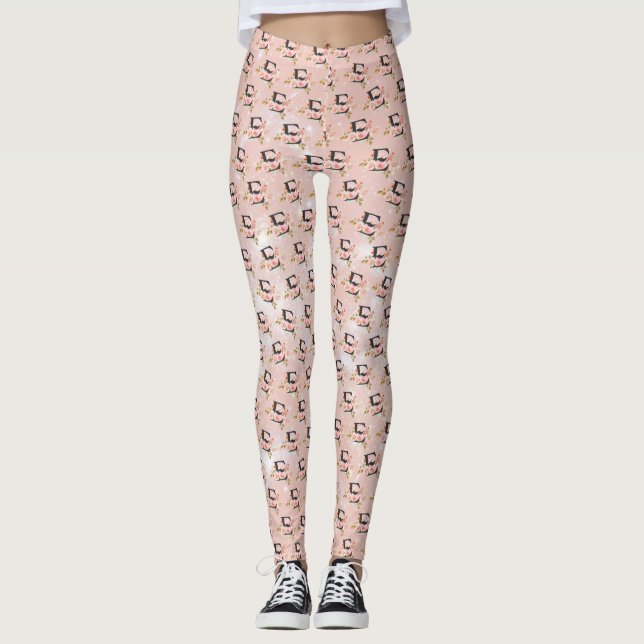 Buchstabe E Leggings (Vorderseite)