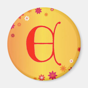 Buchstabe E Magnet
