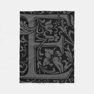 Buchstabe E Mittelalterliche Monogramm-Kunst Art N Fleecedecke
