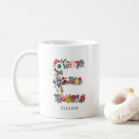 Buchstabe E | Monogramm-I-Tasse für den Blasenbrie