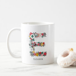 Buchstabe E | Monogramm-I-Tasse für den Blasenbrie Kaffeetasse