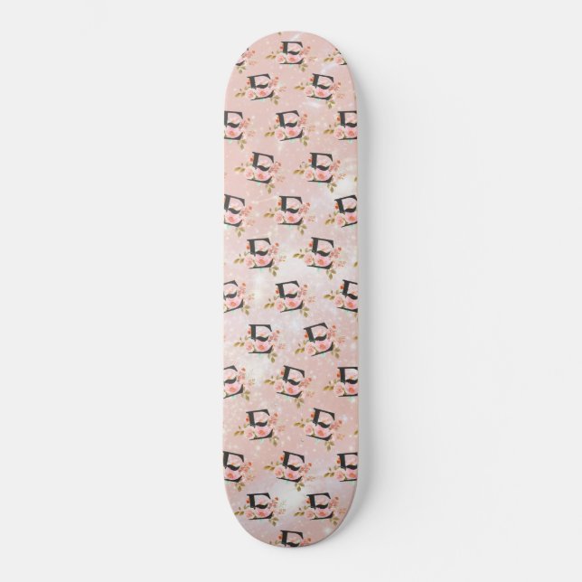 Buchstabe E Skateboard (Vorderseite)