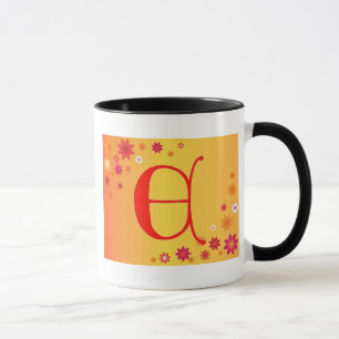 Buchstabe E Tasse