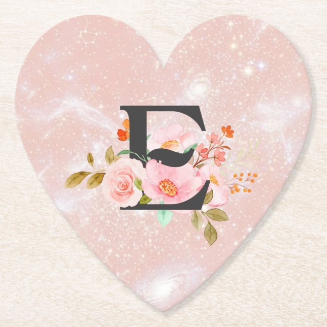 Buchstabe E Untersetzer (Vorderseite)