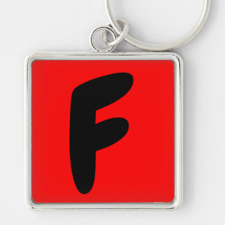 Buchstabe f, Abeceddario, erster Schlüsselanhänger