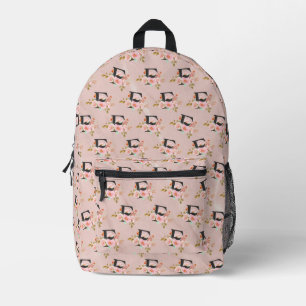 Buchstabe F Bedruckter Rucksack