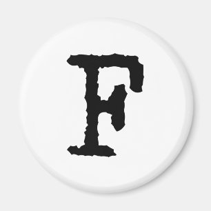 Buchstabe F Magnet