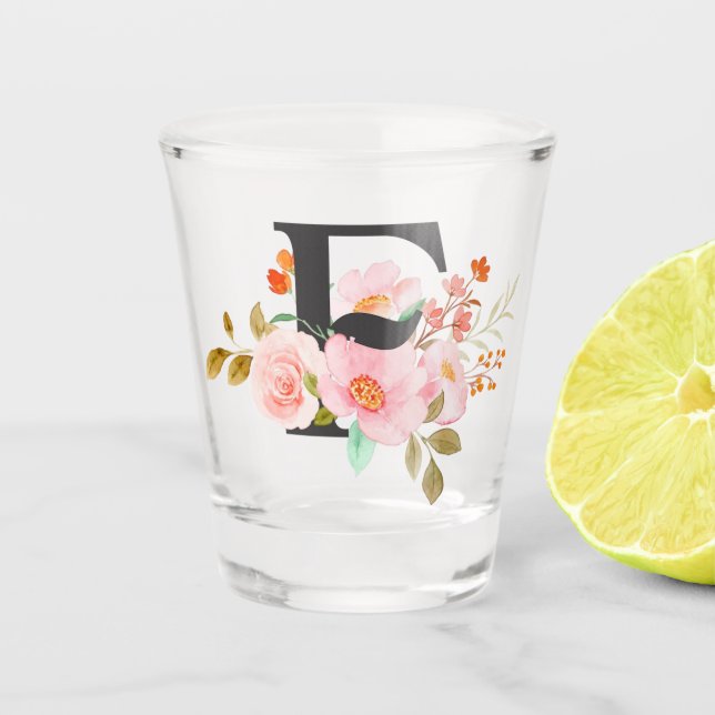 Buchstabe F Schnapsglas (Vorderseite)