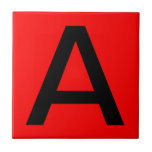 Buchstabe-Fliese - roter Hintergrund - wählen Sie Fliese<br><div class="desc">Sie können die Hintergrundfarbe,  indem Sie an,  ändern klicken redigieren.  Fertigen Sie den Buchstaben besonders an.</div>