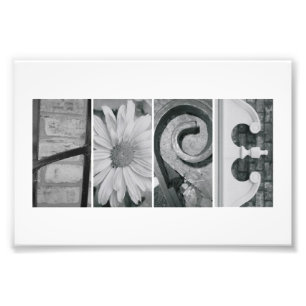 Buchstabe-Fotografie-Druck-Hoffnung des Fotodruck