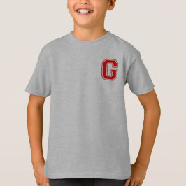 Buchstabe G - Anfangsname Alphabet Monogramm T-Shirt