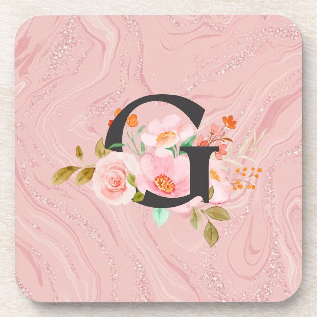 Buchstabe G Getränkeuntersetzer (Vorderseite)