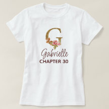 Buchstabe G Gold Monogramm Blush Rosa Rosen Geburt