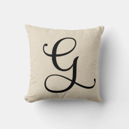 Buchstabe G Kissen