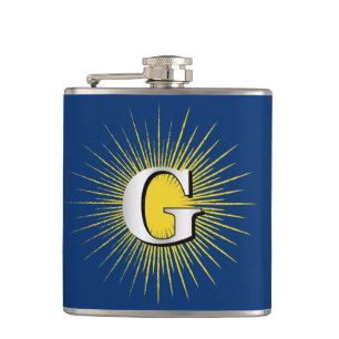 Buchstabe G - Mauritisches Symbol Flachmann