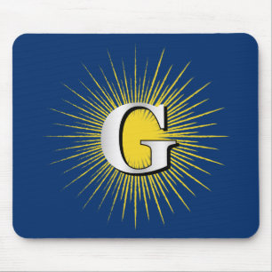 Buchstabe G - Mauritisches Symbol Mousepad
