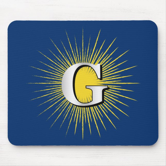 Buchstabe G - Mauritisches Symbol Mousepad (Vorne)