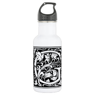 Buchstabe G Mittelalterliche Monogramm-Kunst Art N Edelstahlflasche