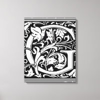 Buchstabe G Mittelalterliches Monogramm Art Nouvea