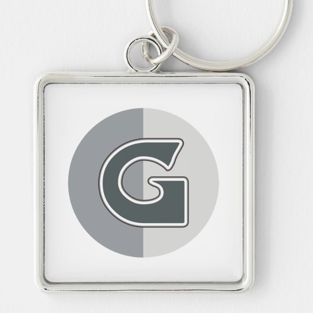 Buchstabe G Schlüsselanhänger (Vorne)