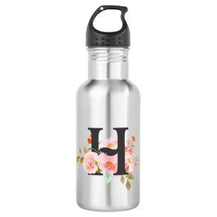 Buchstabe H Edelstahlflasche