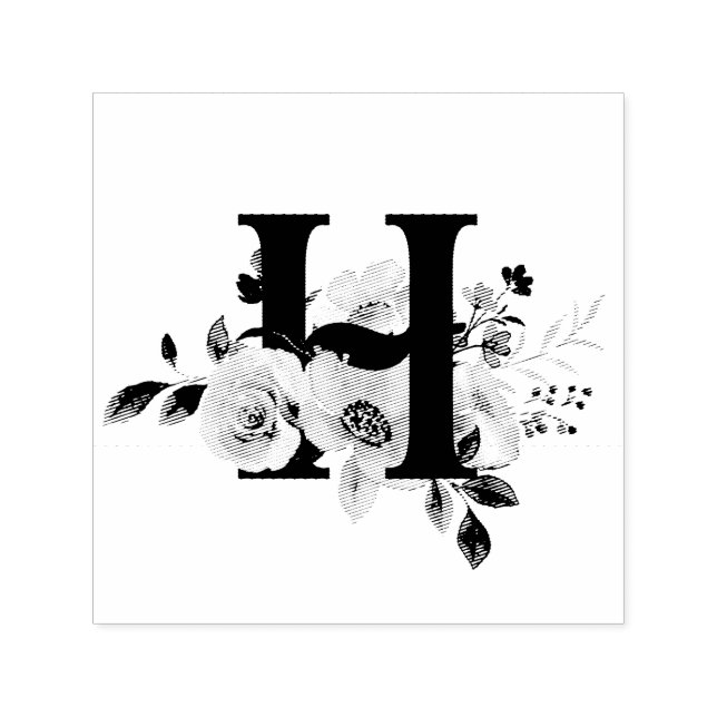 Buchstabe H Permastempel (Design)