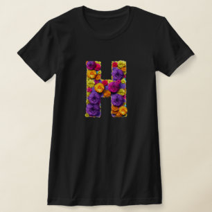 Buchstabe H T-Shirt