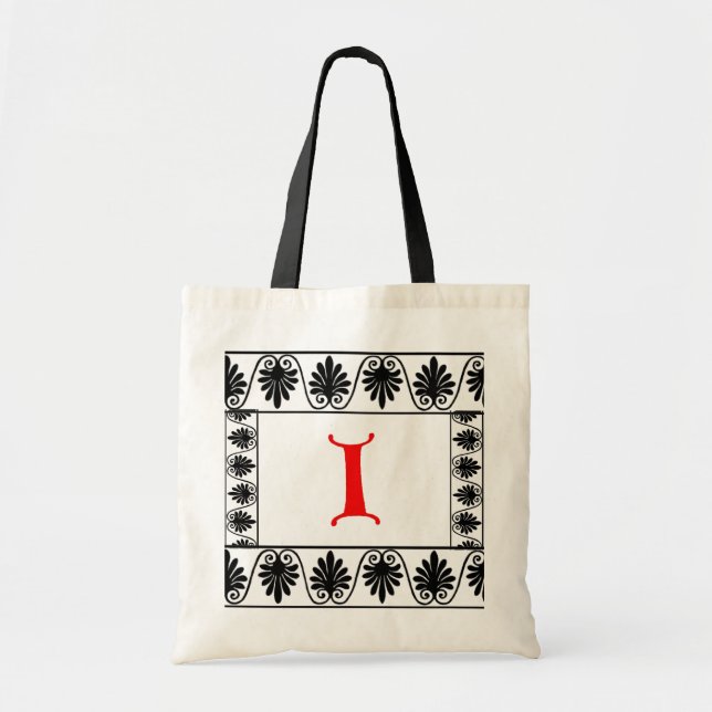 Buchstabe I Border Bag Tragetasche (Vorne)