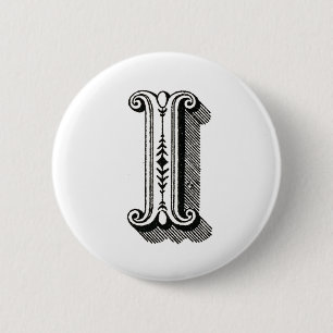 Buchstabe i, Buchstaben i, Typografie i, Alphabet  Button