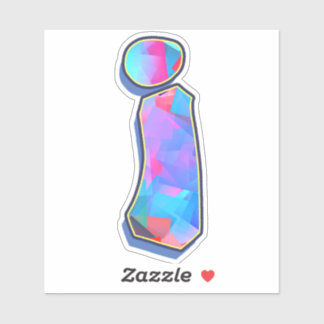 Buchstabe i _ Graffiti Alphabet Letters Aufkleber