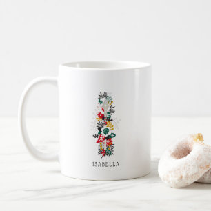 Buchstabe I Monogramm-I-Tasse für den Blasenbrie Kaffeetasse