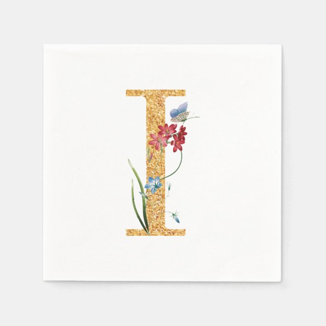 Buchstabe i serviette (Vorderseite)