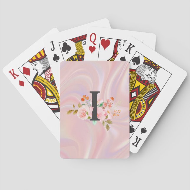Buchstabe I Spielkarten (Rückseite)