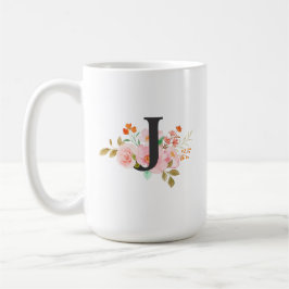 Buchstabe J Kaffeetasse