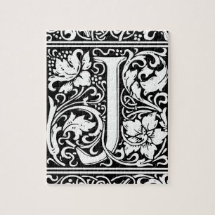 Buchstabe J Mittelalterliche Monogramm-Kunst Art N