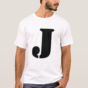 Buchstabe J T-Shirt