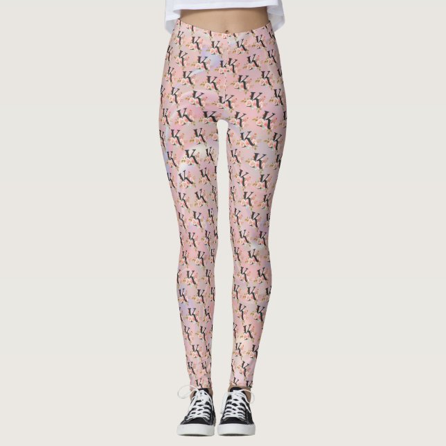 Buchstabe K Leggings (Vorderseite)