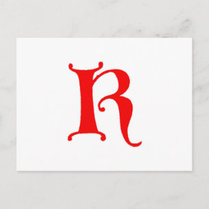 Buchstabe K Postkarte