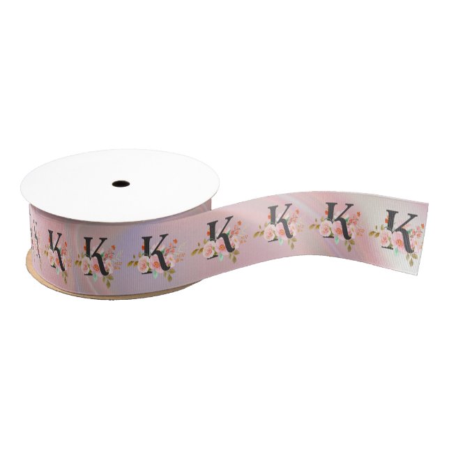 Buchstabe K Ripsband (Spule)