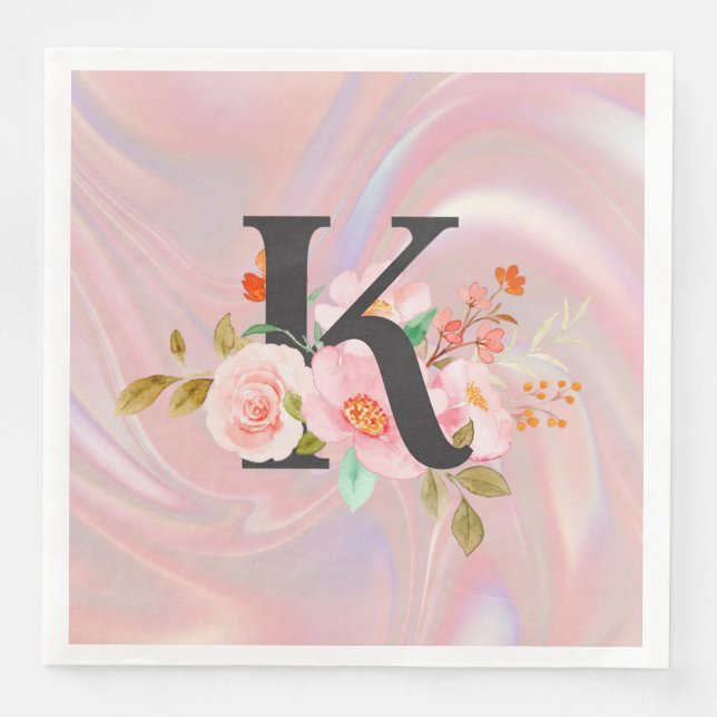 Buchstabe K Serviette (Vorderseite)